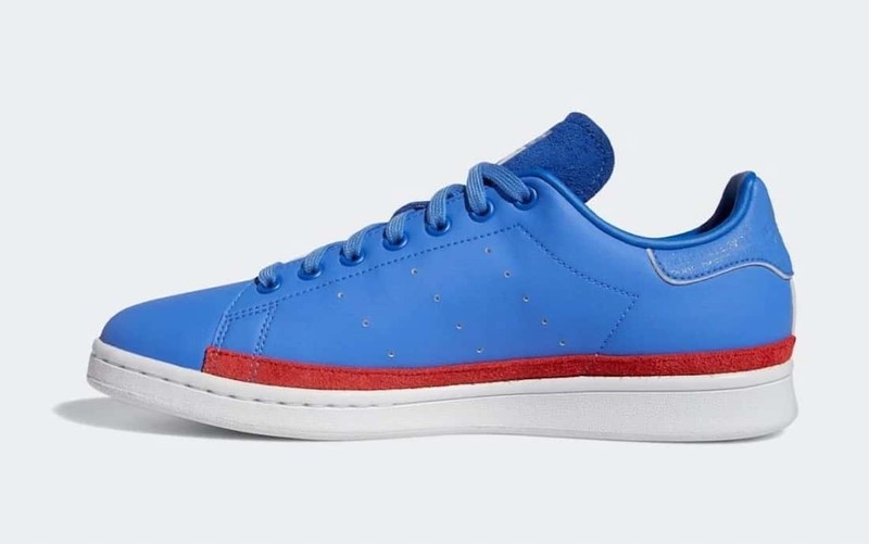 Adidas originals stan smith red white blue best sale